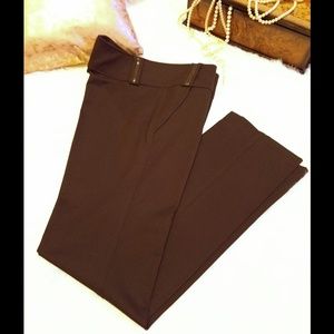 Brown Wide Leg Slacks